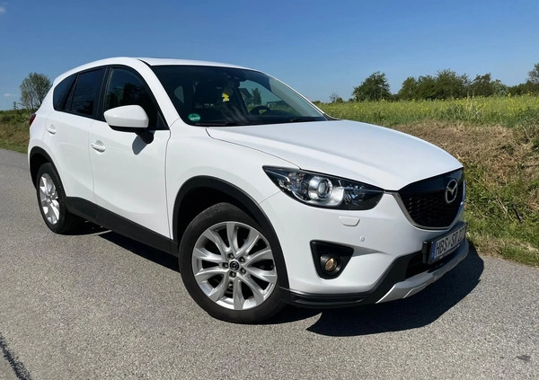 Mazda CX-5 cena 39999 przebieg: 155000, rok produkcji 2014 z Biała małe 742